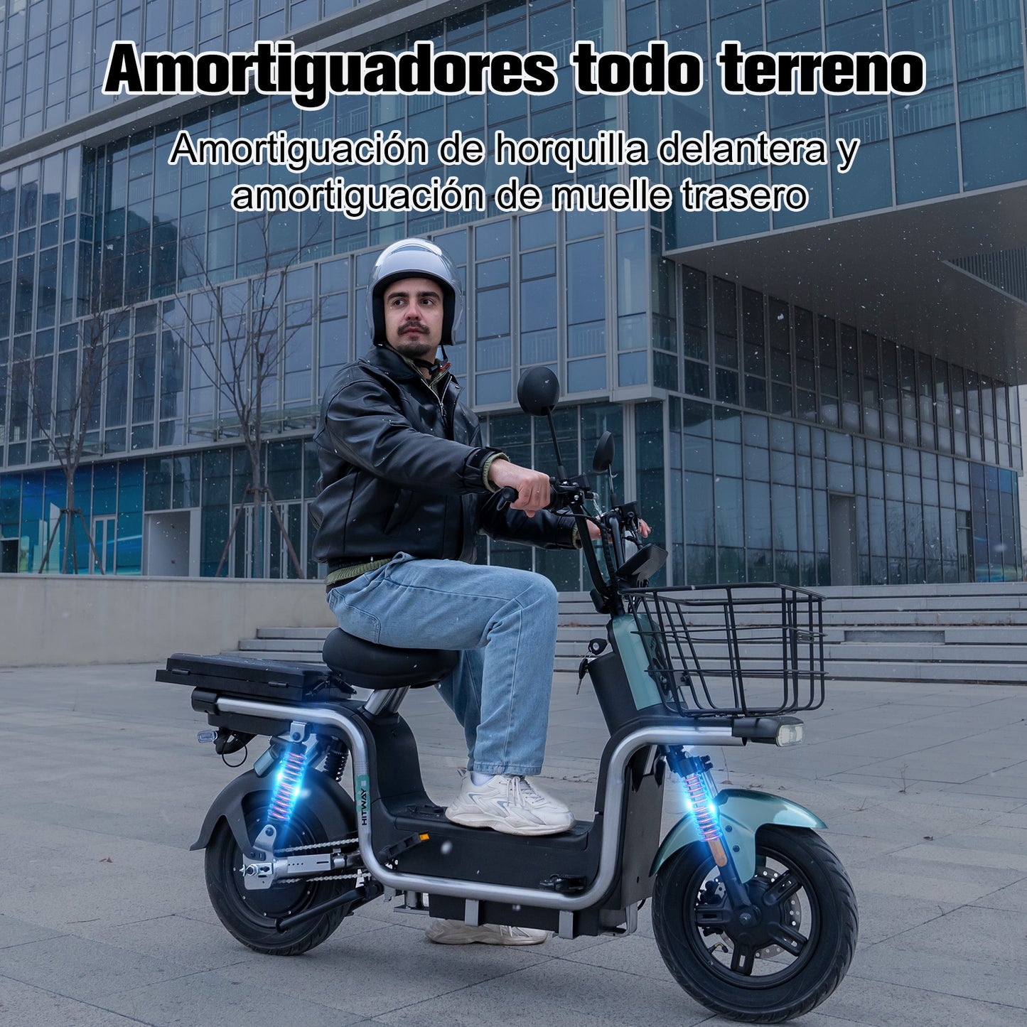 Motocicletas Eléctricas que Montan Amortiguadores de Horquilla Delantera y Amortiguadores de Resorte Trasero