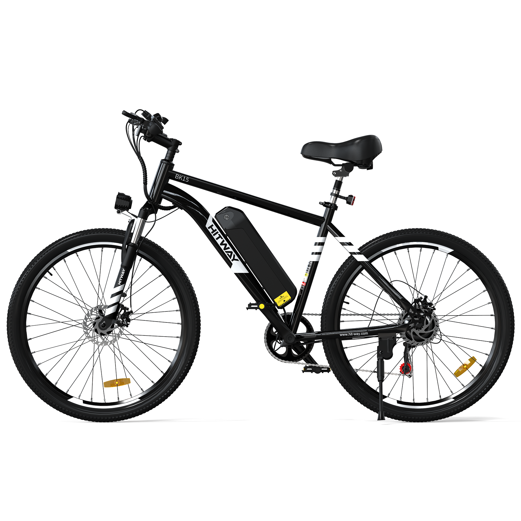 Bicicleta Eléctrica HITWAY, Bicicleta Eléctrica de Montaña, Vista Frontal