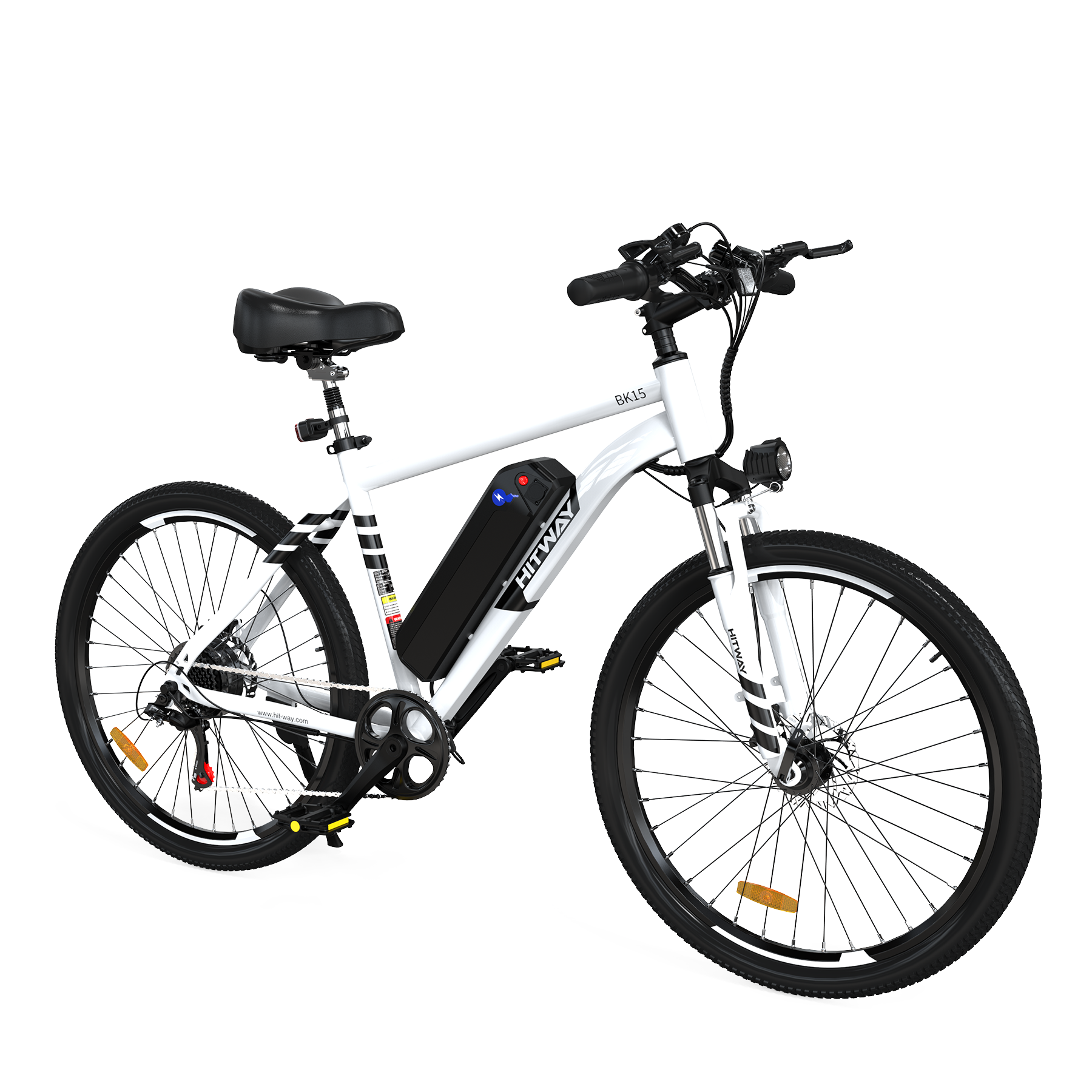 Bicicleta Eléctrica HITWAY, Bicicleta Eléctrica de Montaña, Vista Lateral