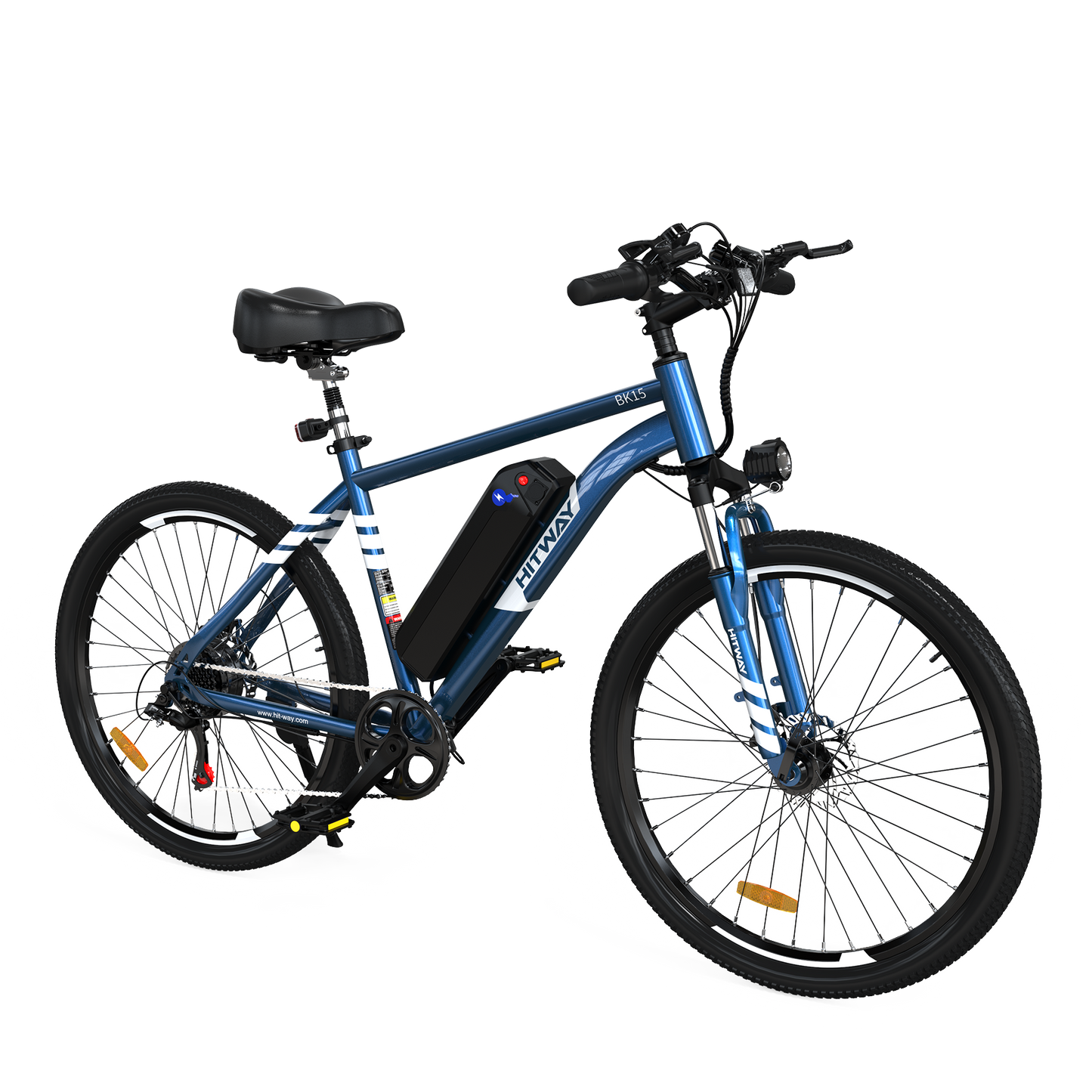 Bicicleta Eléctrica HITWAY, Bicicleta Eléctrica de Montaña, Vista Lateral