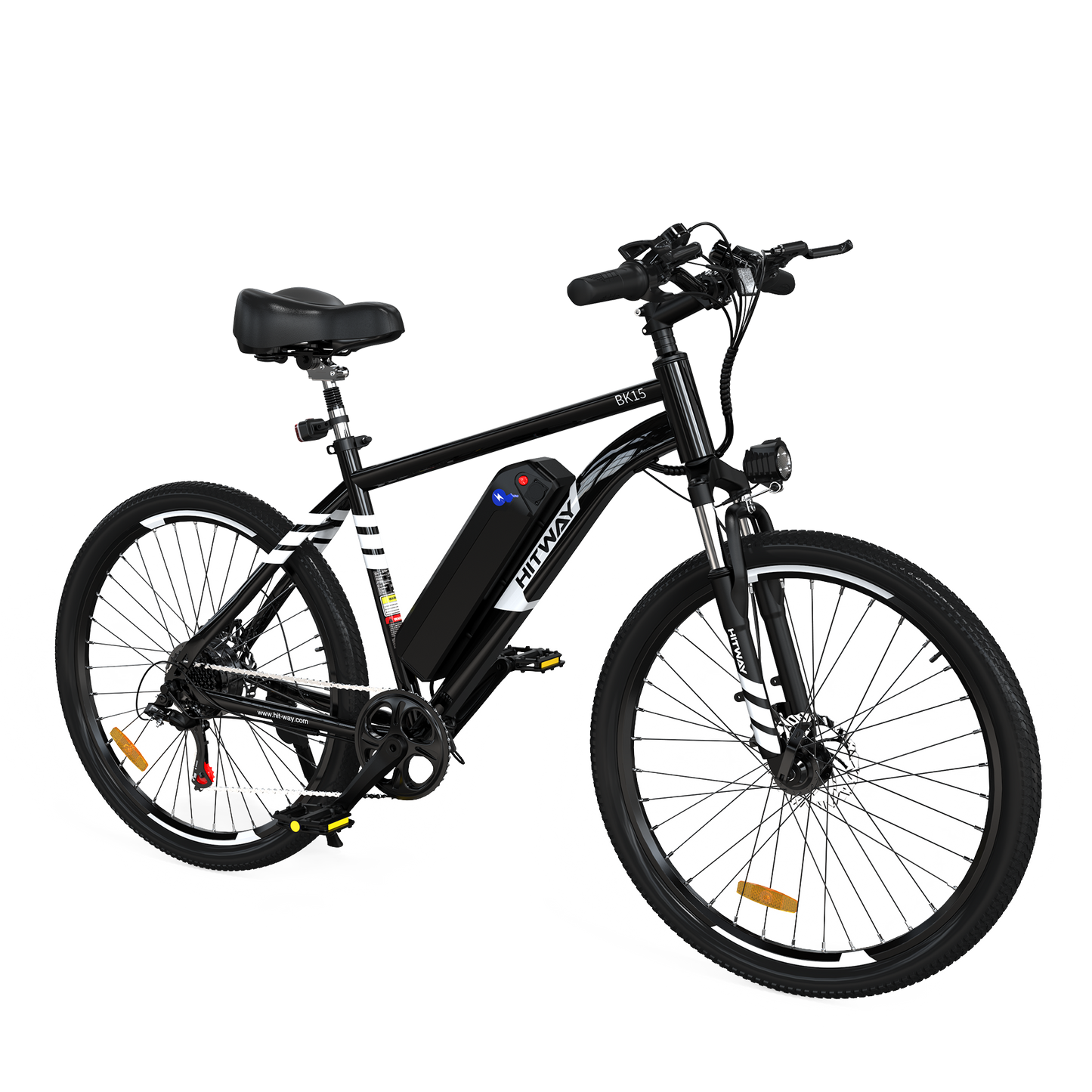 Bicicleta Eléctrica HITWAY, Bicicleta Eléctrica de Montaña, Vista Lateral