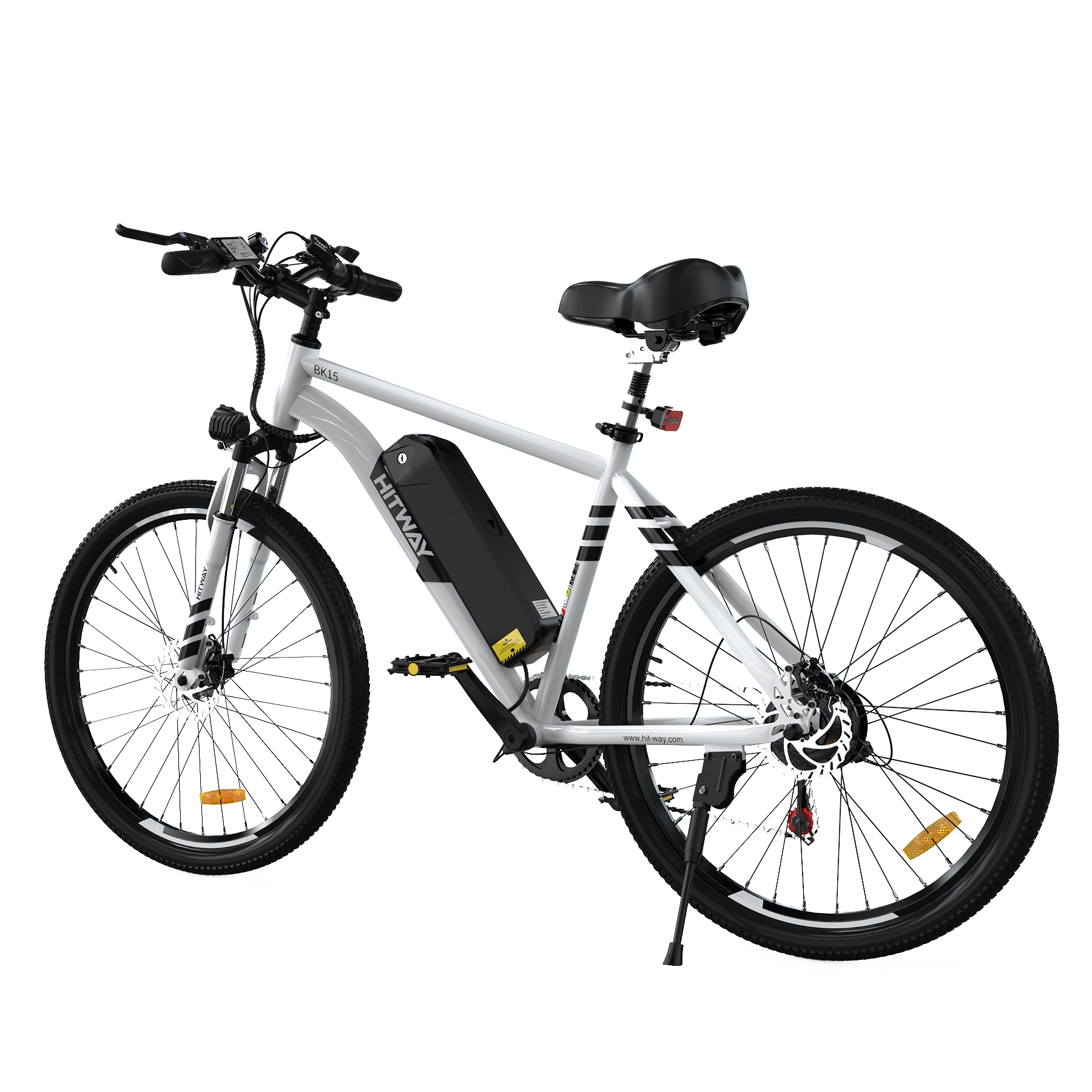 Bicicleta Eléctrica HITWAY, Bicicleta Eléctrica de Montaña, Vista Lateral