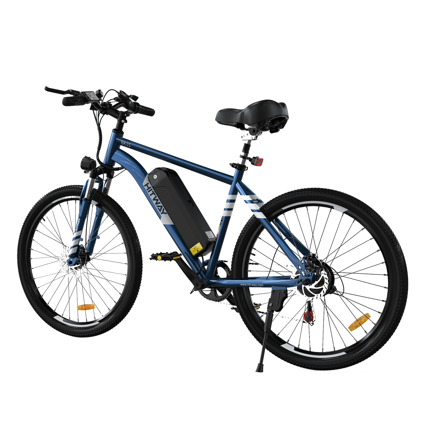 Bicicleta Eléctrica HITWAY, Bicicleta Eléctrica de Montaña, Vista Lateral