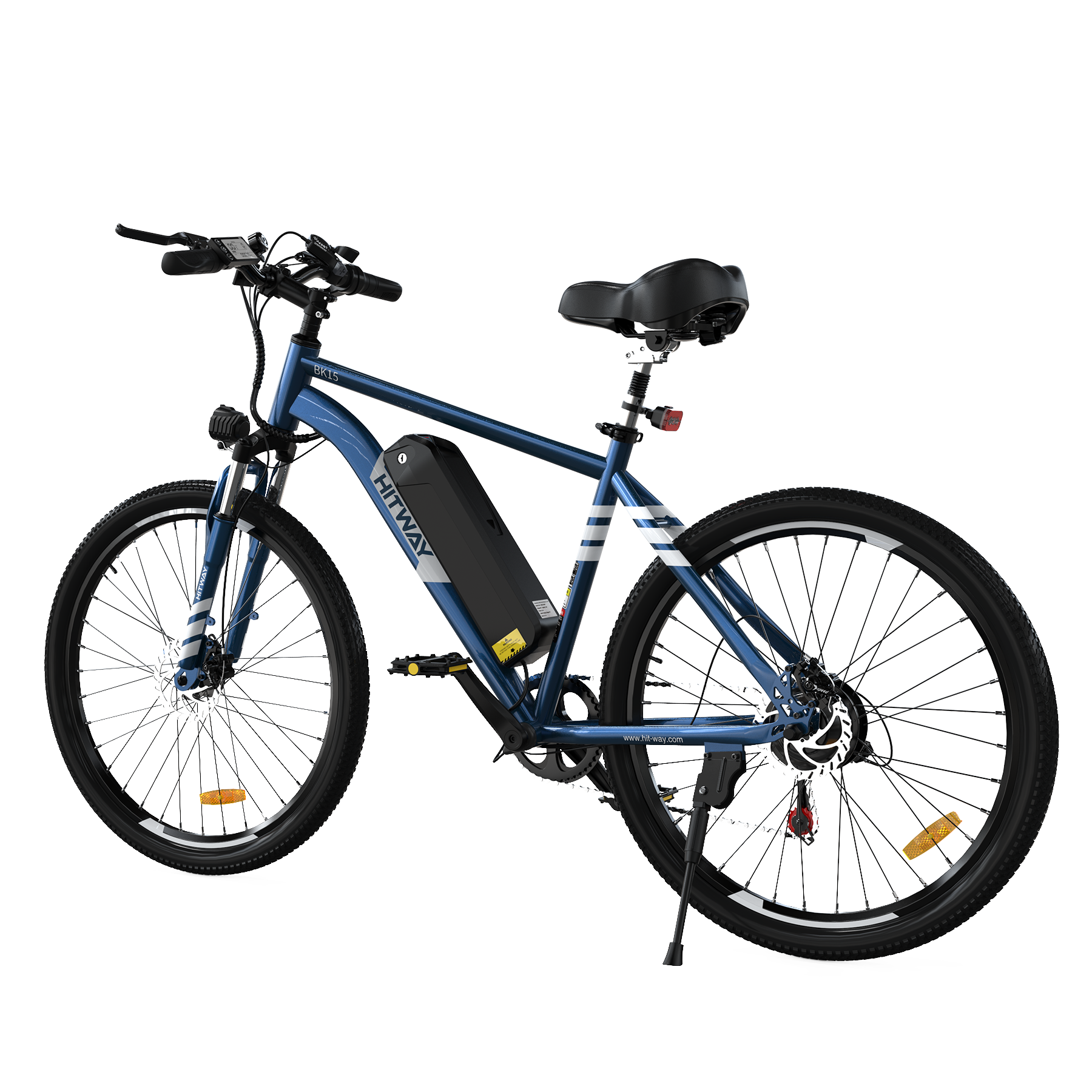 Bicicleta Eléctrica HITWAY, Bicicleta Eléctrica de Montaña, Vista Lateral