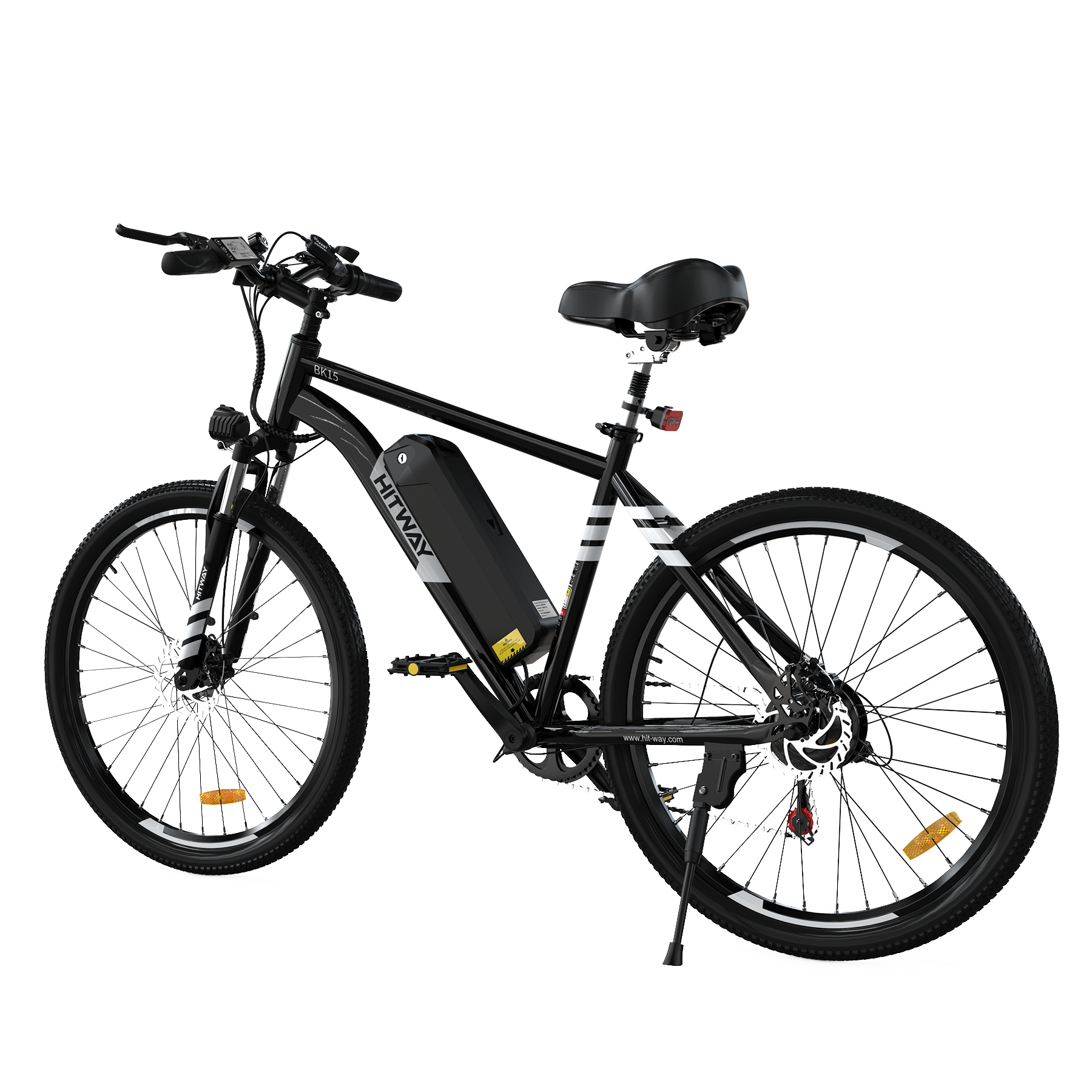 Bicicleta Eléctrica HITWAY, Bicicleta Eléctrica de Montaña, Vista Lateral