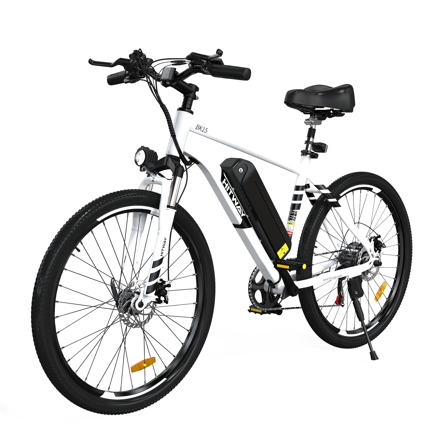 Bicicleta Eléctrica HITWAY, Bicicleta Eléctrica de Montaña, Vista Lateral