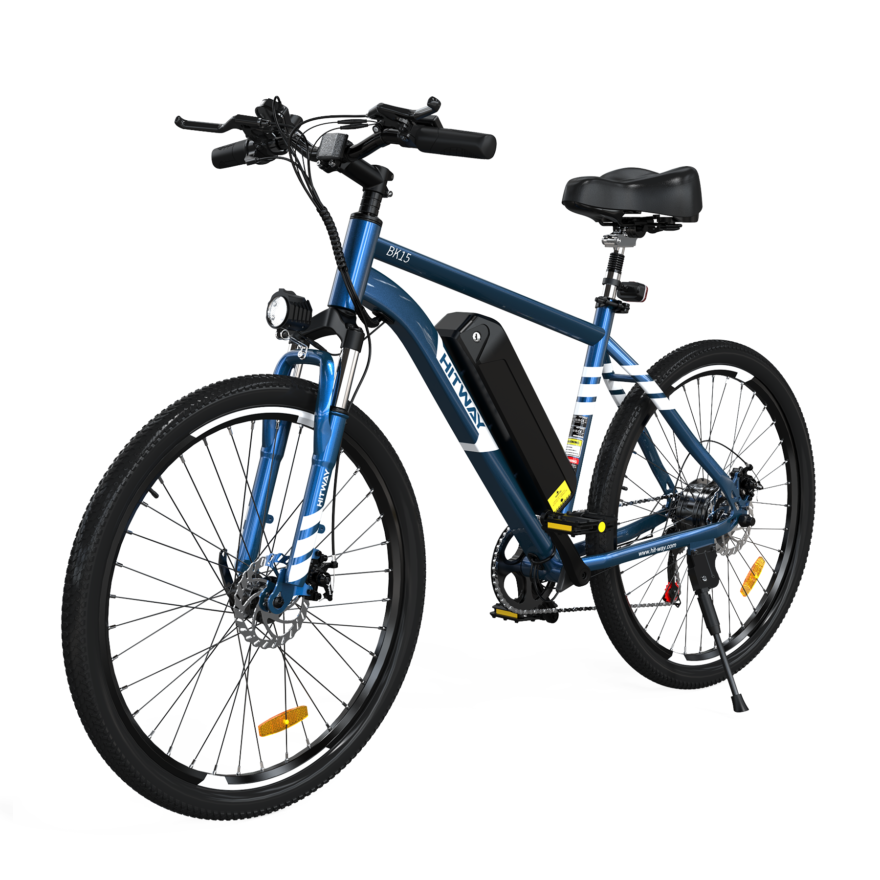 Bicicleta Eléctrica HITWAY, Bicicleta Eléctrica de Montaña, Vista Lateral