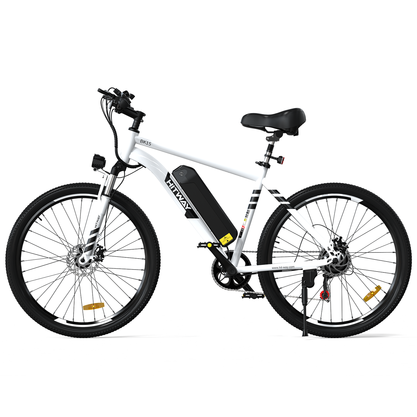 Bicicleta Eléctrica HITWAY, Bicicleta Eléctrica de Montaña, Vista Frontal