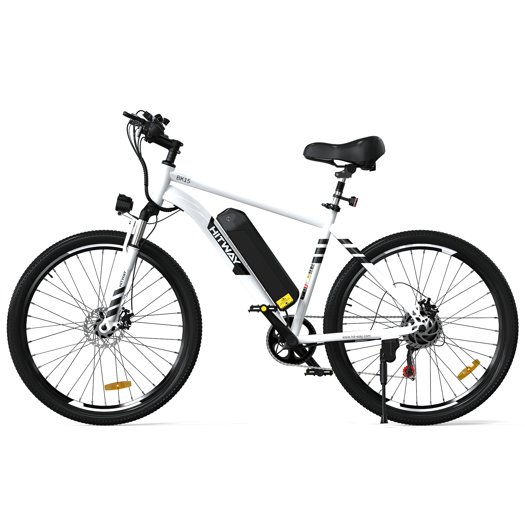 Bicicleta Eléctrica HITWAY, Bicicleta Eléctrica de Montaña, Vista Frontal
