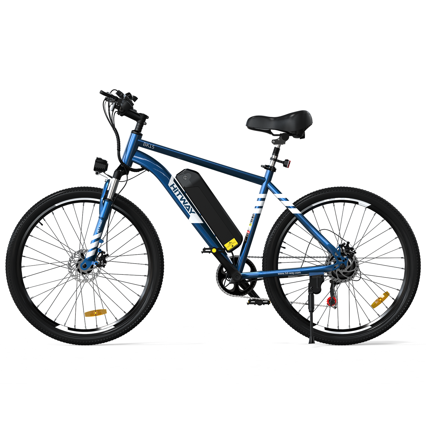 Bicicleta Eléctrica HITWAY, Bicicleta Eléctrica de Montaña, Vista Frontal