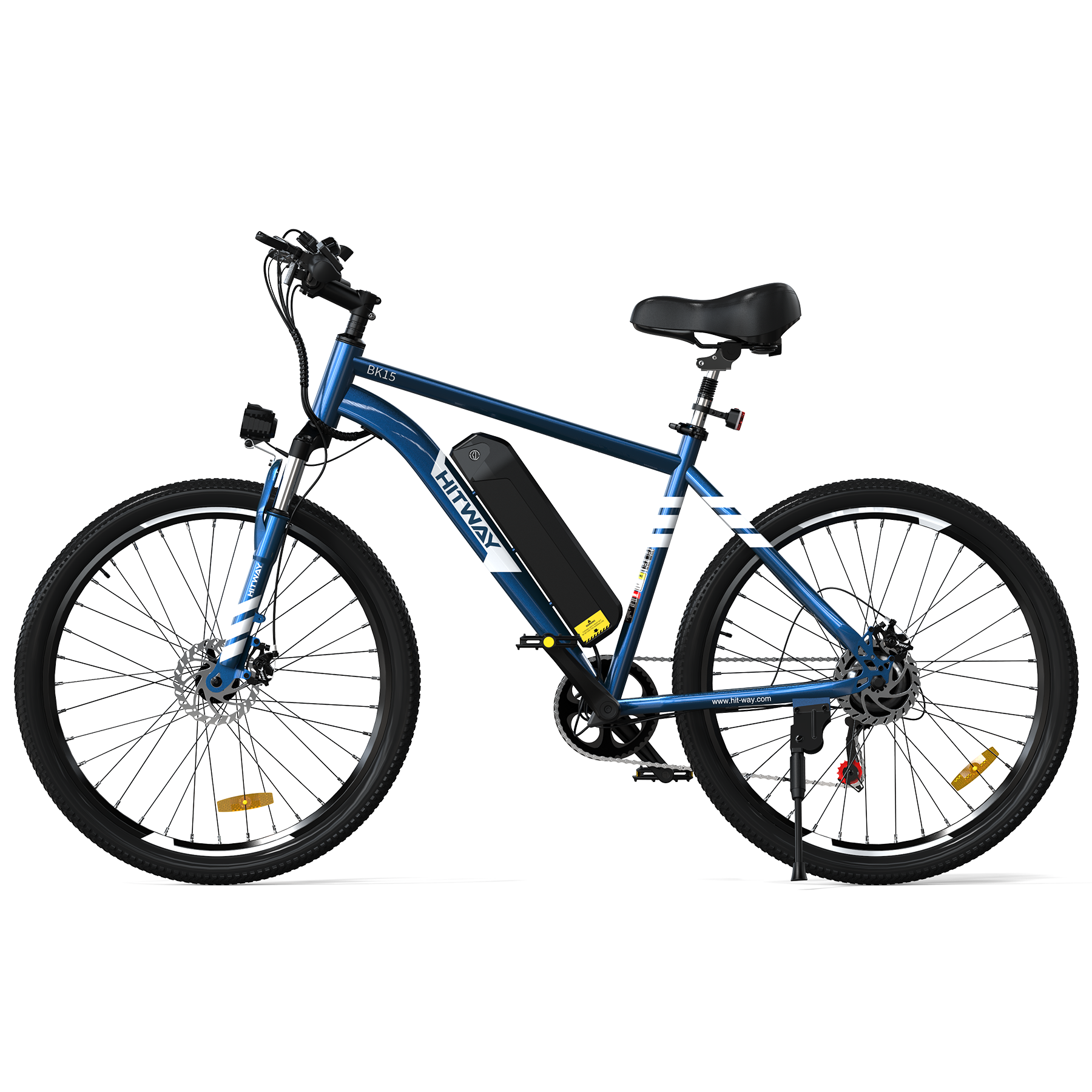 Bicicleta Eléctrica HITWAY, Bicicleta Eléctrica de Montaña, Vista Frontal