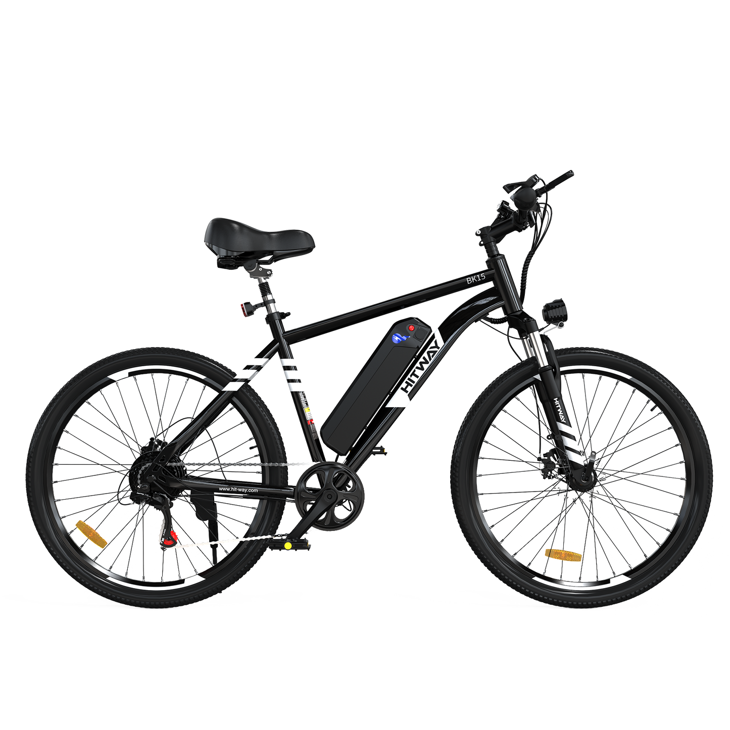 Bicicleta Eléctrica HITWAY, Bicicleta Eléctrica de Montaña, Vista Frontal